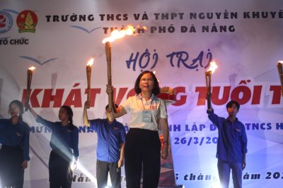 Trường THCS và THPT Nguyễn Khuyến tổ chức Hội trại truyền thống năm học 2022- 2023