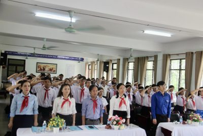 Đại hội Liên đội Trường THCS-THPT Nguyễn Khuyến nhiệm kỳ 2023-2024
