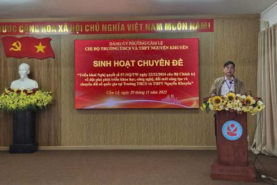 Sinh hoạt chuyên đề triển khai Nghị quyết số 57-NQ/TW và Chỉ thị 33/CT-TTG